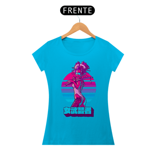 Nome do produto Camiseta Feminina Traje de Banho de Guerreira Feminina Estampa Japonesa