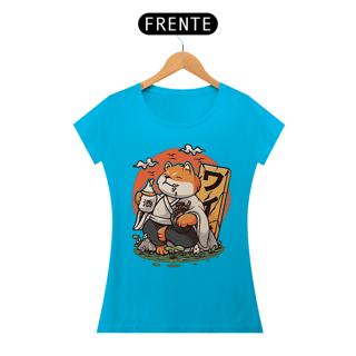 Nome do produto Camiseta Feminina Shiba no Sake Estampa Japonesa 