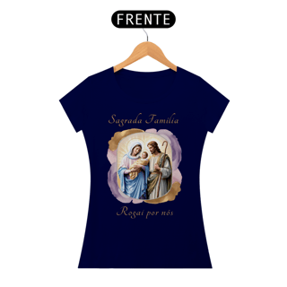 Nome do produto Baby Look Religiosa - Sagrada Família, Rogai por Nós