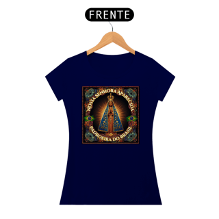 Nome do produto Baby Look Religiosa - Nossa Senhora Aparecida Padroeira do Brasil