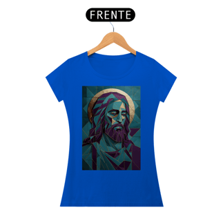 Nome do produto Baby Look Religiosa - Cristo em Azulejo