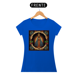 Nome do produto Baby Look Religiosa - Nossa Senhora Aparecida Padroeira do Brasil