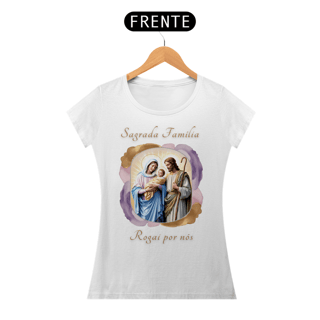 Nome do produto Baby Look Religiosa - Sagrada Família, Rogai por Nós