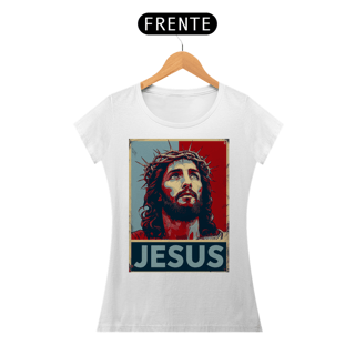 Nome do produto Baby Look Religiosa - Jesus Coroado de Espinhos