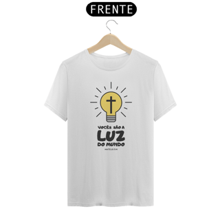 Nome do produto Camiseta Religiosa - Vocês São a Luz do Mundo