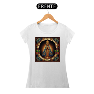 Nome do produto Baby Look Religiosa - Nossa Senhora Aparecida Padroeira do Brasil