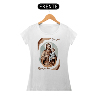 Nome do produto Baby Look Religiosa - São José