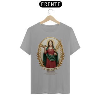 Nome do produto Camiseta Religiosa - Santa Luzia