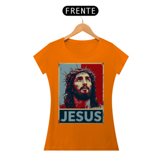 Nome do produto Baby Look Religiosa - Jesus Coroado de Espinhos