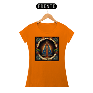 Nome do produto Baby Look Religiosa - Nossa Senhora Aparecida Padroeira do Brasil