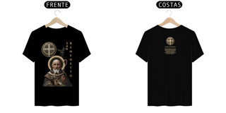 Nome do produto Camiseta Religiosa - São Bento