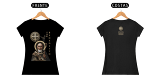 Nome do produto Baby Look Religiosa - São Bento