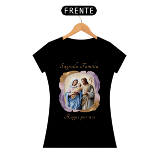 Nome do produto Baby Look Religiosa - Sagrada Família, Rogai por Nós