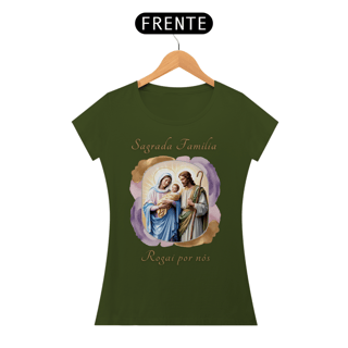 Nome do produto Baby Look Religiosa - Sagrada Família, Rogai por Nós