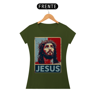 Nome do produto Baby Look Religiosa - Jesus Coroado de Espinhos