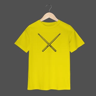 Nome do produto Camiseta Infantil (2 a 8) | Baquetas