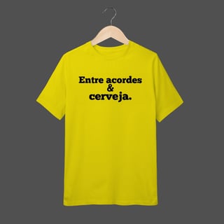 Nome do produto Camiseta Infantil (10 a 14) | Entre acordes & cerveja.