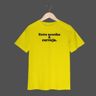 Nome do produto Camiseta Infantil (2 a 8) | Entre acordes & cerveja.