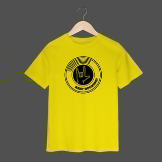 Nome do produto Camiseta Infantil (2 a 8) | Keep Rocking!