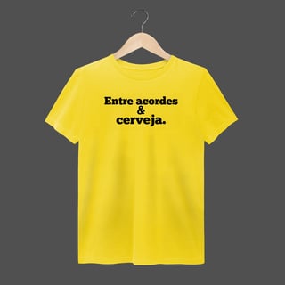 Nome do produto Camiseta Estonada | Entre acordes & cerveja.