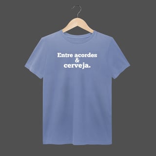 Nome do produto Camiseta Estonada | Entre acordes & cerveja.