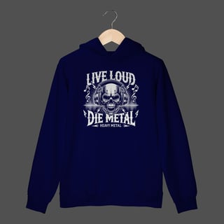 Nome do produto Moletom Canguru Prime | Live Loud - Die Metal