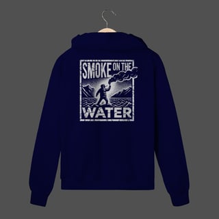Nome do produto Moletom C/ Zíper Prime | Smoke On The Water