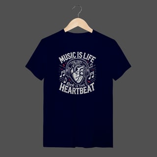 Nome do produto Camiseta Quality | Music Is Life