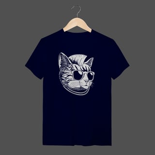 Nome do produto Camiseta Quality | Punk Cat