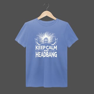 Nome do produto Camiseta Estonada | Keep Calm And HeadBang