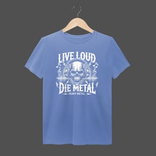 Nome do produto Camiseta Estonada | Live Loud - Die Metal