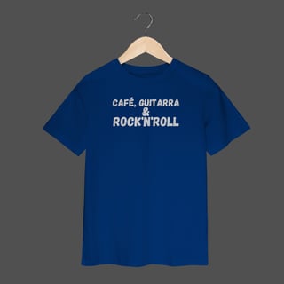 Nome do produto Camiseta Infantil (2 a 8) | Café, Guitarra & Rock'N'Roll