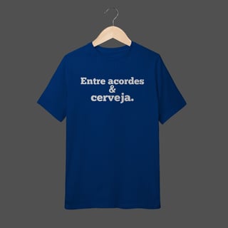 Nome do produto Camiseta Infantil (10 a 14) | Entre acordes & cerveja.