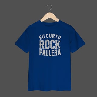 Nome do produto Camiseta Infantil (2 a 8) | Eu Curto Rock Paulera