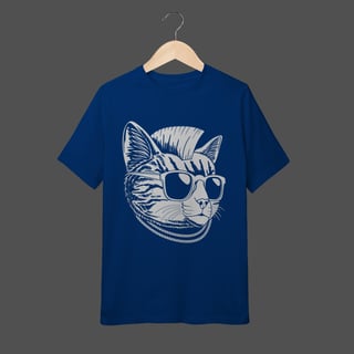 Nome do produto Camiseta Infantil (10 a 14) | Punk Cat