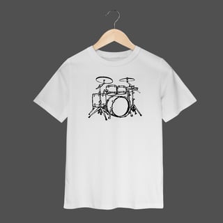 Nome do produto Camiseta Infantil (2 a 8) | Drums