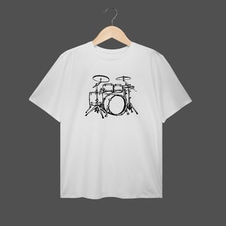 Nome do produto Camiseta Plus Size | Drums