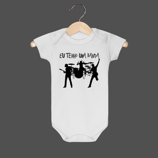Nome do produto Body Infantil | Eu Tenho Uma Banda