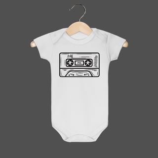 Nome do produto Body Infantil | Fita K7 Rock