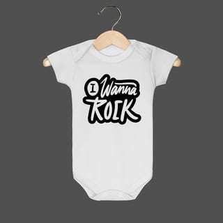 Nome do produto Body Infantil | I Wanna Rock