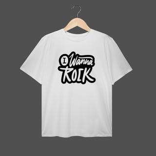 Nome do produto Camiseta Plus Size | I Wanna Rock