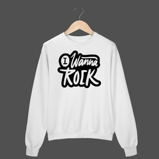 Nome do produto Moletom Fechado Prime | I Wanna Rock