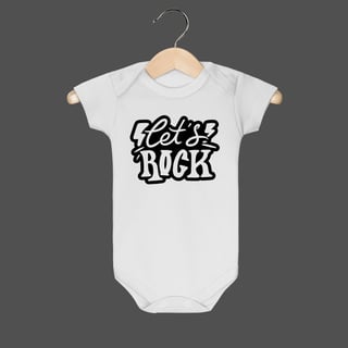 Nome do produto Body Infantil | Let's Rock