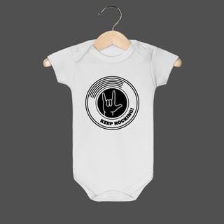 Nome do produto Body Infantil | Keep Rocking!