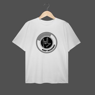 Nome do produto Camiseta Plus Size | Keep Rocking!
