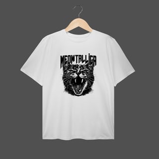 Nome do produto Camiseta Plus Size | Meowtallica