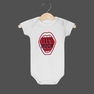 Nome do produto Body Infantil | Let's Rock