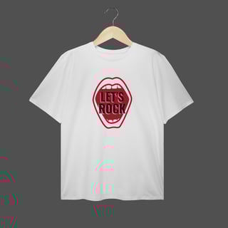 Nome do produto Camiseta Plus Size | Let's Rock