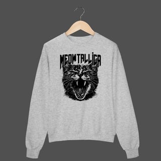 Nome do produto Moletom Fechado Prime | Meowtallica