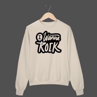 Nome do produto Moletom Fechado Prime | I Wanna Rock